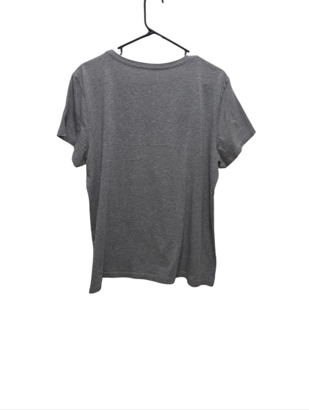 Life is Good Womens XL Halloween Pumpkin T Shirt Gray V Neck Jack O Lantern Tee - Picture 5 of 5